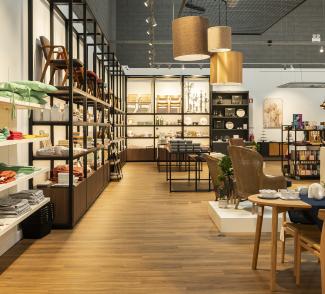 Flagship store de Gato Preto en Vila do Conde, Oporto. Fotografía cedida por Gerflor