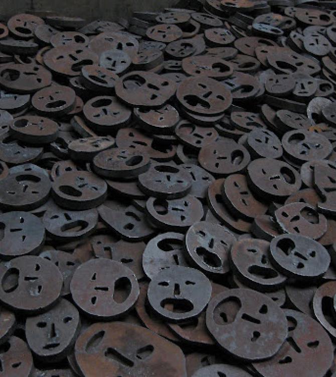 Suelo del Museo Judío de Berlín. Daniel Libeskind. Fotografía de Dominic Simpson