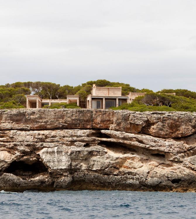 Perspectiva de Can Lis. Jorn Utzon. Fotografía de Torben Skerod, propiedad de The Utzon Foundation.