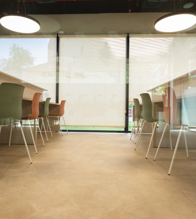 Residencia Universitaria AMRO en Sevilla. Fotografía cedida por Gerflor