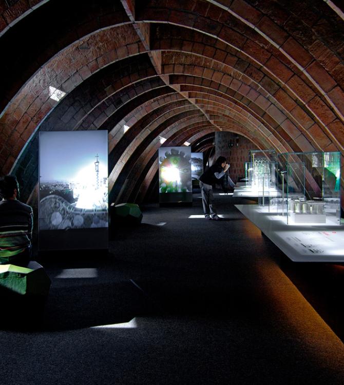 Espai Gaudí, La Pedrera en Barcelona. Lagranja design. Fotografía de Carlos Iglesias