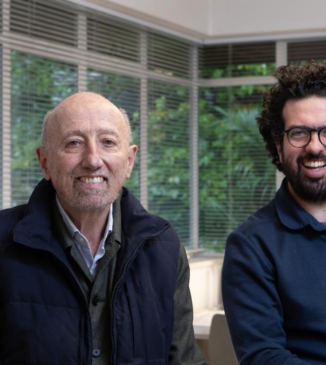 Daniel Bermúdez Samper y Ramón Bermúdez Obregón. Fotografía de Simon Bosch
