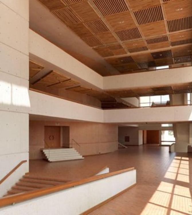 Centro Cultural Julio Mario Santo Domingo. Bogotá, Colombia. Bermúdez Arquitectos. Fotografía de Enrique Guzmán.