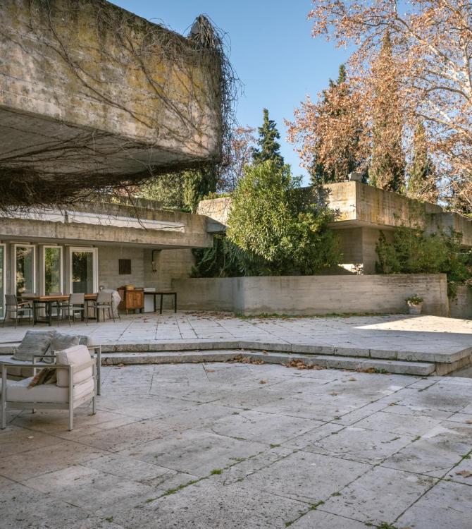 Exterior de la Casa Carvajal. Carlos Carvajal Ferrer. Fotografía de Luis Argüelles, propiedad de Fundación Docomomo Ibérico.