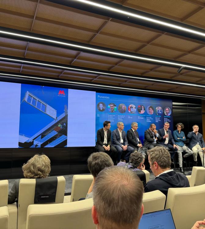 José Manuel Suárez, CEO de Gerflor Iberia, en el II Congreso de Industrialización organizado por Inmatbyciare.